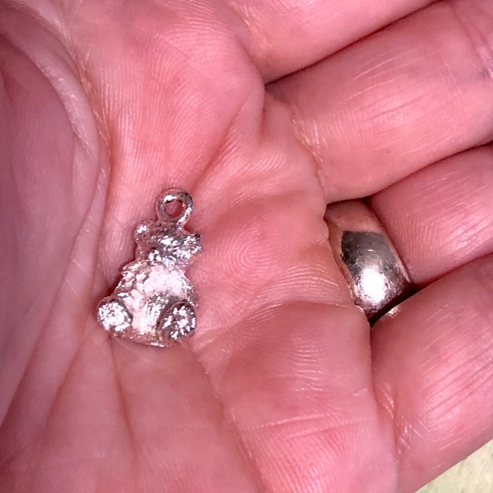 Sterling Silver Teddy Bear Charm